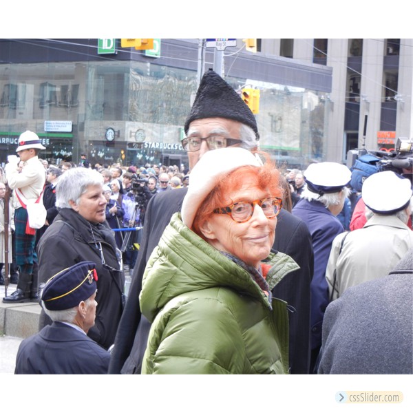 Audrey Tobias, Remembrance Day, Toronto, 2012